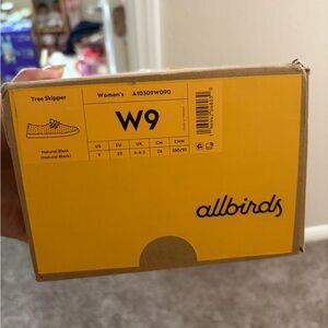 allbirds Yellow Tree Skipper Shoe Box